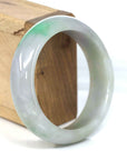 Baikalla Jewelry Jadeite Jade Bangle Bracelet High-quality Lavender-Green Natural Burmese Jadeite Jade Bangle (57.08 mm )