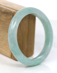 Baikalla Jewelry Jadeite Jade Bangle Bracelet Copy of Baikalla™ "Classic Bangle" Genuine Jadeite Jade Lavender Green Bangle Bracelet (59.63mm)