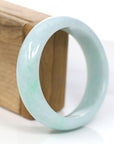 Baikalla Jewelry Jadeite Jade Bangle Bracelet Genuine Burmese Green Jadeite Jade Bangle Bracelet (60.07mm)