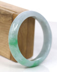 Baikalla Jewelry Jadeite Jade Bangle Bracelet Copy of Baikalla™ "Classic Bangle" Genuine Jadeite Jade Lavender Green Bangle Bracelet (58.66mm)