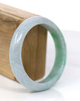 Baikalla Jewelry Jadeite Jade Bangle Bracelet Copy of Baikalla™ "Classic Bangle" Genuine Jadeite Jade Lavender Green Bangle Bracelet (58.66mm)