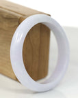 Baikalla Jewelry Jadeite Jade Bangle Bracelet Baikalla Classic Lavender Natural Jadeite Jade Bangle ( 56.14 mm )