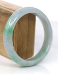 Baikalla Jewelry Jadeite Jade Bangle Bracelet Baikalla™ "Classic Bangle" Genuine Jadeite Jade Lavender Green Bangle Bracelet (62.44mm)