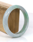 Baikalla Jewelry Jadeite Jade Bangle Bracelet Baikalla™ "Classic Bangle" Genuine Jadeite Jade Lavender Green Bangle Bracelet (62.44mm)
