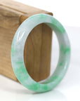 Baikalla Jewelry Jadeite Jade Bangle Bracelet Copy of Baikalla™ "Classic Bangle" Genuine Jadeite Jade Lavender Green Bangle Bracelet (55.93mm)
