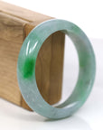 Baikalla Jewelry Jadeite Jade Bangle Bracelet Baikalla™ "Classic Bangle" Genuine Jadeite Jade Lavender Green Bangle Bracelet (58.06mm)