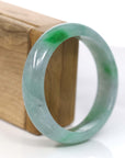 Baikalla Jewelry Jadeite Jade Bangle Bracelet Baikalla™ "Classic Bangle" Genuine Jadeite Jade Lavender Green Bangle Bracelet (58.06mm)