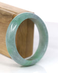 Baikalla Jewelry Jadeite Jade Bangle Bracelet Baikalla™ "Classic Bangle" Genuine Jadeite Jade Lavender Green Bangle Bracelet (58.06mm)