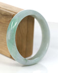 Baikalla Jewelry Jadeite Jade Bangle Bracelet Baikalla™ "Classic Bangle" Genuine Jadeite Jade Lavender Green Bangle Bracelet (61.87mm)