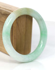 Baikalla Jewelry Jadeite Jade Bangle Bracelet Copy of Yellow Blue- Green Jadeite Jade Round Bangle Bracelet (58.20 mm)