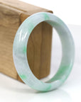 Baikalla Jewelry Jadeite Jade Bangle Bracelet Baikalla™ "Classic Bangle" Genuine Jadeite Jade Lavender Green Bangle Bracelet (57.04mm)