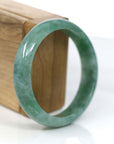 Baikalla Jewelry Jadeite Jade Bangle Bracelet Baikalla Forest Green Classic Real Jadeite Jade Bangle Bracelet (57.69mm)