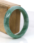 Baikalla Jewelry Jadeite Jade Bangle Bracelet Baikalla Forest Green Classic Real Jadeite Jade Bangle Bracelet (57.69mm)