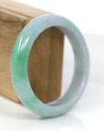 Baikalla Jewelry Jadeite Jade Bangle Bracelet Baikalla™ "Classic Bangle" Genuine Jadeite Jade Green Bangle Bracelet (57.94mm)