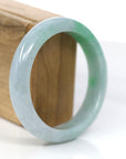 Baikalla Jewelry Jadeite Jade Bangle Bracelet Baikalla™ "Classic Bangle" Genuine Jadeite Jade Green Bangle Bracelet (57.94mm)