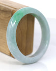 Baikalla Jewelry Jadeite Jade Bangle Bracelet Baikalla™ "Classic Bangle" Genuine Jadeite Jade Green Bangle Bracelet (57.94mm)
