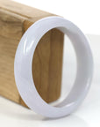 Baikalla Jewelry Jadeite Jade Bangle Bracelet Baikalla Classic Lavender Natural Jadeite Jade Bangle ( 56.14 mm )