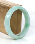 Baikalla Jewelry Jadeite Jade Bangle Bracelet Baikalla "Classic Bangle" Natural Burmese Green Jadeite Jade Bangle ( 57.61 mm )
