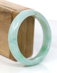 Baikalla Jewelry Jadeite Jade Bangle Bracelet Baikalla "Classic Bangle" Natural Burmese Green Jadeite Jade Bangle ( 57.61 mm )