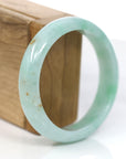 Baikalla Jewelry Jadeite Jade Bangle Bracelet Baikalla "Classic Bangle" Natural Burmese Green Jadeite Jade Bangle ( 57.61 mm )