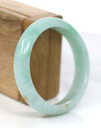 Baikalla Jewelry Jadeite Jade Bangle Bracelet Baikalla "Classic Bangle" Natural Burmese Green Jadeite Jade Bangle ( 57.61 mm )