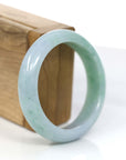 Baikalla Jewelry Jadeite Jade Bangle Bracelet Baikalla™ "Classic Bangle" Genuine Jadeite Jade Lavender Green Bangle Bracelet (54.62mm)