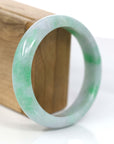 Baikalla Jewelry Jadeite Jade Bangle Bracelet Baikalla™ "Classic Bangle" Genuine Jadeite Jade Lavender Green Bangle Bracelet (59.39mm)