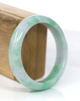 Baikalla Jewelry Jadeite Jade Bangle Bracelet Baikalla™ "Classic Bangle" Genuine Jadeite Jade Lavender Green Bangle Bracelet (59.39mm)