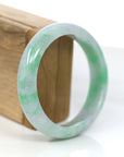 Baikalla Jewelry Jadeite Jade Bangle Bracelet Baikalla™ "Classic Bangle" Genuine Jadeite Jade Lavender Green Bangle Bracelet (59.39mm)