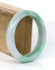 Baikalla Jewelry Jadeite Jade Bangle Bracelet Baikalla™ "Classic Bangle" Genuine Jadeite Jade Lavender Green Bangle Bracelet (59.39mm)