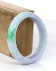 Baikalla Jewelry Jadeite Jade Bangle Bracelet Baikalla™ "Classic Bangle" Genuine Jadeite Jade Lavender Green Bangle Bracelet (56.67mm)