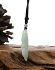 Baikalla Jewelry Jade Carving Necklace Natural Honey Yellow Jadeite Jade "Fish" Pendant Necklace