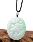 Baikalla Jewelry Jade Carving Necklace Copy of Copy of Natural Honey Yellow Jadeite Jade "Rooster" Pendant Necklace For Men, Collectibles.