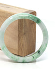 Baikalla Jewelry Jadeite Jade Bangle Bracelet Baikalla™ "Classic Bangle" Genuine Burmese Green Jadeite Jade Bangle Bracelet (58.4 mm)