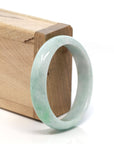 Baikalla Jewelry Jadeite Jade Bangle Bracelet Baikalla™ "Classic Bangle" Genuine Burmese Green Jadeite Jade Bangle Bracelet (54.91 mm)