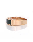 Baikalla Jewelry Baikalla™ Genuine Burmese Green Jadeite Jade Ring For Men For Women