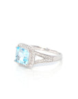 Baikalla Jewelry Gemstone Ring Baikalla™ Sterling Silver Sky Blue Topaz Ring