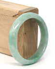 Baikalla Jewelry Jadeite Jade Bangle Bracelet Genuine Burmese Forest Green Jadeite Jade Bangle Bracelet (55.93 mm)