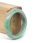 Baikalla Jewelry Jadeite Jade Bangle Bracelet Genuine Burmese Forest Green Jadeite Jade Bangle Bracelet (54.8 mm)