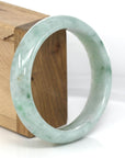 Baikalla Jewelry Jade Bangle Genuine Burmese Green Jadeite Jade Bangle Bracelet ( 58.0 mm)