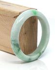 Baikalla Jewelry Jadeite Jade Bangle Bracelet Baikalla™ "Classic Bangle" Genuine Burmese Green Jadeite Jade Bangle Bracelet (58.2 mm)
