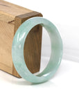 Baikalla Jewelry Jadeite Jade Bangle Bracelet Genuine Burmese Green Jadeite Jade Bangle Bracelet (56.01 mm)