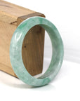 Baikalla Jewelry Jadeite Jade Bangle Bracelet Baikalla Classic Green Natural Jadeite Jade Bangle (56.58 mm)