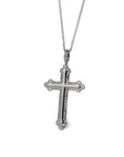 Baikalla Jewelry 24K Pure Yellow Gold Pendant 18K White Gold Cross Pendant Necklace With Diamond