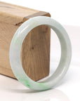 Baikalla Jewelry Jadeite Jade Bangle Bracelet Baikalla™ "Classic Bangle" Genuine Burmese Green Jadeite Jade Bangle Bracelet (56.8 mm)