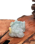 Baikalla Jewelry genuine jadeite carving Baikalla™ Pi Xiu Genuine Burmese Translucent Jadeite Jade PiXiu Pendant Necklace (FengShui Lucky)