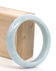 Baikalla Jewelry Jadeite Jade Bangle Bracelet Genuine Burmese Blue-green Jadeite Jade Bangle Bracelet (60 mm)