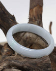 Baikalla Jewelry Jadeite Jade Bangle Bracelet Baikalla™ "Classic Bangle" Genuine Burmese Green Jadeite Jade Bangle Bracelet (59.6mm)