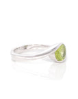 Baikalla Jewelry Baikalla™ Gemstone Collection Sterling Silver Genuine Peridot Oval Bypass Ring