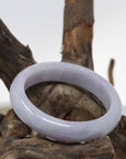 Baikalla Jewelry Jadeite Jade Bangle Bracelet Baikalla™ "Classic Bangle" Genuine Burmese Lavender Jadeite Jade Bangle Bracelet (58.36mm)